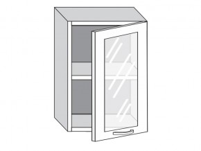 1.50.3 Шкаф настенный (h=720) на 500мм с 1-ой стекл. дверцей в Каслях - kasli.mebel74.com | фото