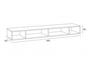 Антресоль MODUL 1600 в Каслях - kasli.mebel74.com | фото 2