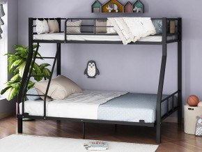 Двухъярусная кровать Гранада-1 140 черный в Каслях - kasli.mebel74.com | фото