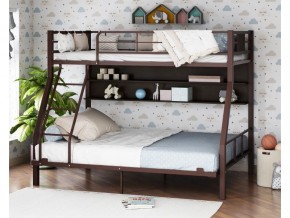 Двухъярусная кровать Гранада-1П 140 коричневый в Каслях - kasli.mebel74.com | фото