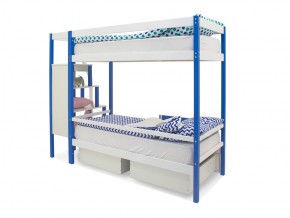 Двухъярусная кровать Svogen с ящиками сине-белый в Каслях - kasli.mebel74.com | фото 5