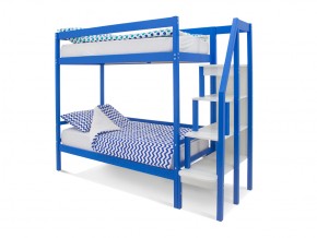 Двухъярусная кровать Svogen синий в Каслях - kasli.mebel74.com | фото 1
