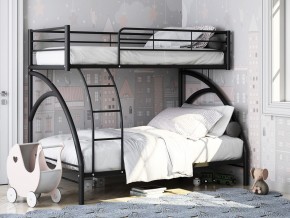 Двухъярусная кровать Виньола 2 Черная в Каслях - kasli.mebel74.com | фото