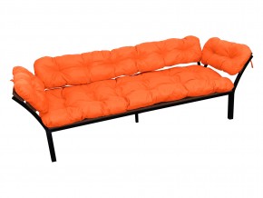 Диван Дачный с подлокотниками оранжевая подушка в Каслях - kasli.mebel74.com | фото 1
