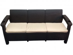 Диван Yalta Sofa 3 Set шоколадный в Каслях - kasli.mebel74.com | фото