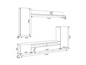 Гостиная Альфа Графит софт в Каслях - kasli.mebel74.com | фото 3