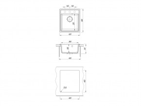 Каменная мойка Dr. Gans Smart Оливия 420 в Каслях - kasli.mebel74.com | фото 2