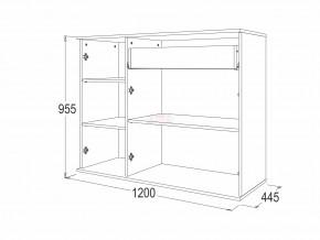 Комод 10 фант венге-млечный дуб в Каслях - kasli.mebel74.com | фото 2