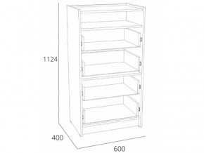 Комод Оттавия НМ 011.03 Антрацит в Каслях - kasli.mebel74.com | фото 2