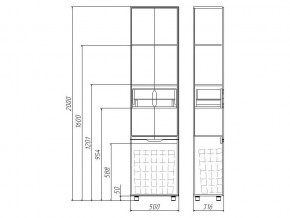 Комплект мебели для ванной 3D 100 с тумбой в Каслях - kasli.mebel74.com | фото 2