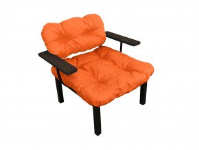 Кресло Дачное оранжевая подушка в Каслях - kasli.mebel74.com | фото