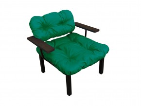 Кресло Дачное зелёная подушка в Каслях - kasli.mebel74.com | фото