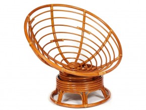 Кресло-качалка Papasan w 23/01 B с подушкой Cognac, экошерсть Коричневый в Каслях - kasli.mebel74.com | фото 4