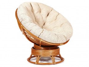 Кресло-качалка Papasan w 23/01 B с подушкой Cognac, ткань Старт в Каслях - kasli.mebel74.com | фото 1