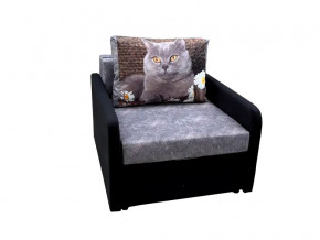 Кресло кровать Канзасик с подлокотниками кот с ромашкой в Каслях - kasli.mebel74.com | фото
