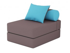 Кресло-кровать Коста Dimrose azure chocolate в Каслях - kasli.mebel74.com | фото 1