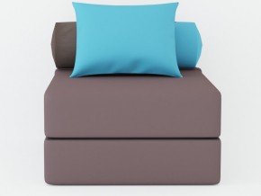 Кресло-кровать Коста Dimrose azure chocolate в Каслях - kasli.mebel74.com | фото 3