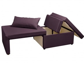 Кресло-кровать Милена рогожка plum в Каслях - kasli.mebel74.com | фото 2