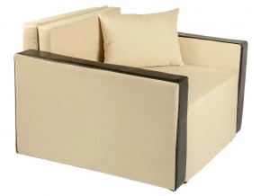 Кресло-кровать Милена с подлокотниками рогожка cream в Каслях - kasli.mebel74.com | фото