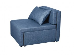 Кресло-кровать Милена велюр синий в Каслях - kasli.mebel74.com | фото 1