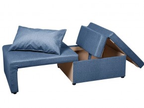 Кресло-кровать Милена велюр синий в Каслях - kasli.mebel74.com | фото 2