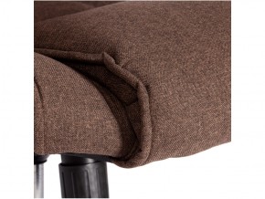 Кресло офисное Bergamo хром ткань коричневый в Каслях - kasli.mebel74.com | фото 4