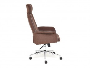 Кресло офисное Charm флок коричневый в Каслях - kasli.mebel74.com | фото 5