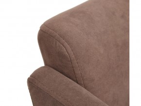 Кресло офисное Milan хром флок коричневый в Каслях - kasli.mebel74.com | фото 4