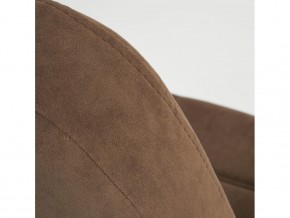 Кресло офисное СН747 флок коричневый в Каслях - kasli.mebel74.com | фото 5