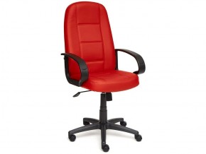 Кресло офисное СН747 кожзам красный в Каслях - kasli.mebel74.com | фото
