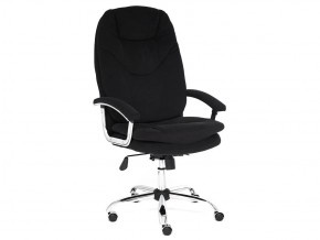 Кресло офисное Softy lux флок черный в Каслях - kasli.mebel74.com | фото