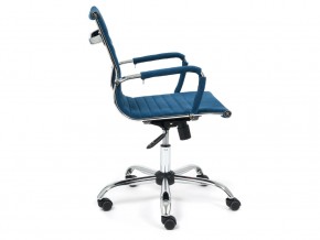 Кресло офисное Urban-low флок синий в Каслях - kasli.mebel74.com | фото 3