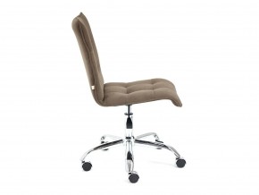 Кресло офисное Zero флок коричневый в Каслях - kasli.mebel74.com | фото 3