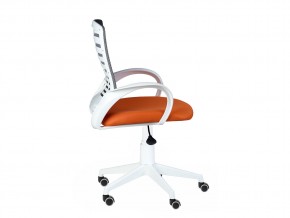 Кресло оператора Ирис white стандарт черный/оранжевый в Каслях - kasli.mebel74.com | фото 2
