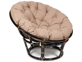 Кресло Papasan 23/01 W с подушкой Antique brown, экошерсть Коричневый в Каслях - kasli.mebel74.com | фото