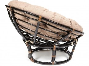 Кресло Papasan 23/01 W с подушкой Antique brown, экошерсть Коричневый в Каслях - kasli.mebel74.com | фото 2