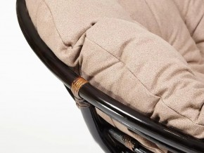 Кресло Papasan 23/01 W с подушкой Antique brown, экошерсть Коричневый в Каслях - kasli.mebel74.com | фото 4