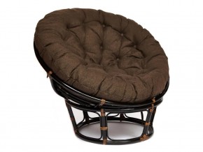 Кресло Papasan 23/01 W с подушкой Antique brown, ткань Коричневый в Каслях - kasli.mebel74.com | фото