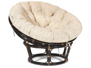 Кресло Papasan 23/01 W с подушкой Antique brown, ткань Старт в Каслях - kasli.mebel74.com | фото 1