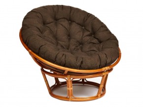 Кресло Papasan 23/01 W с подушкой Cognac, ткань Коричневый в Каслях - kasli.mebel74.com | фото 1