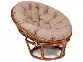 Кресло Papasan 23/01 W с подушкой Pecan, экошерсть Коричневый в Каслях - kasli.mebel74.com | фото