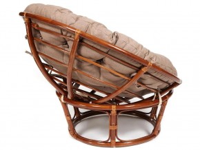 Кресло Papasan 23/01 W с подушкой Pecan, экошерсть Коричневый в Каслях - kasli.mebel74.com | фото 2