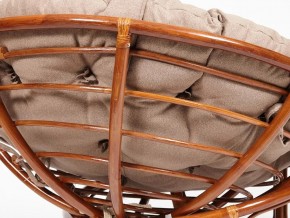 Кресло Papasan 23/01 W с подушкой Pecan, экошерсть Коричневый в Каслях - kasli.mebel74.com | фото 4