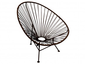 Кресло Ракушка с ротангом коричневый в Каслях - kasli.mebel74.com | фото