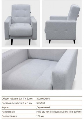 Кресло Сканди в Каслях - kasli.mebel74.com | фото 3