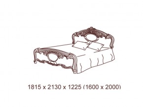 Кровать 2-х спальная 1600*2000 с основанием в Каслях - kasli.mebel74.com | фото