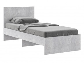 Кровать 900 Осло модуль М11 с настилом Лайт Цемент светлый в Каслях - kasli.mebel74.com | фото