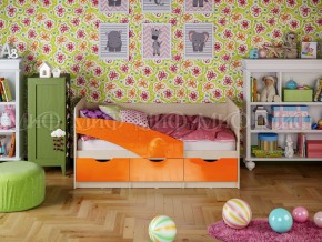 Кровать Бабочки 1800 Оранжевый металлик в Каслях - kasli.mebel74.com | фото
