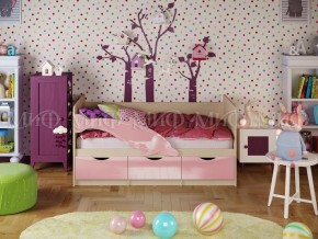 Кровать Дельфин-1 1800 Розовый металлик в Каслях - kasli.mebel74.com | фото