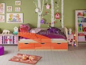 Кровать Дельфин 1800 Оранжевый металлик в Каслях - kasli.mebel74.com | фото 1